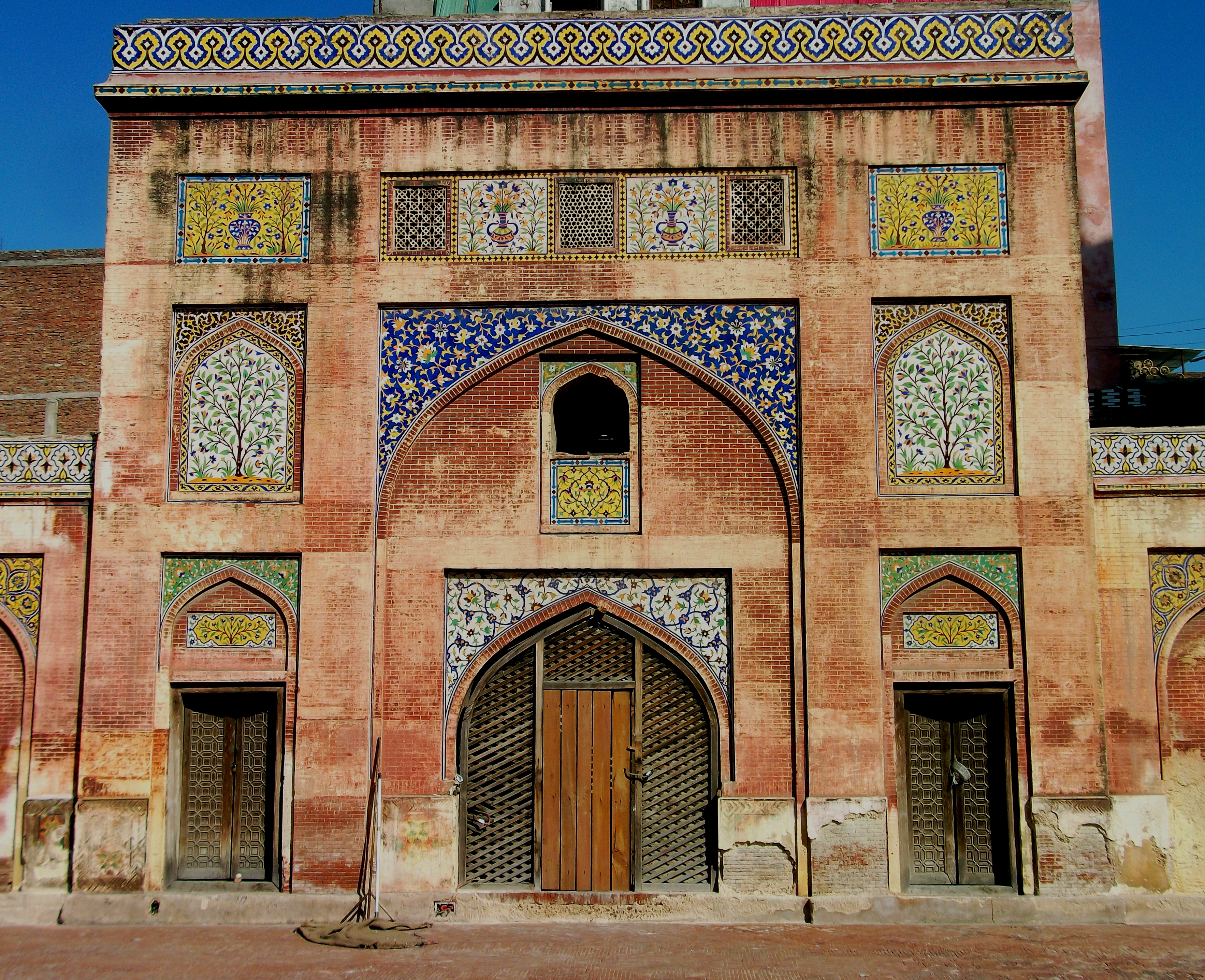 Courtyard of Wazir Khan Mosque, Lahore